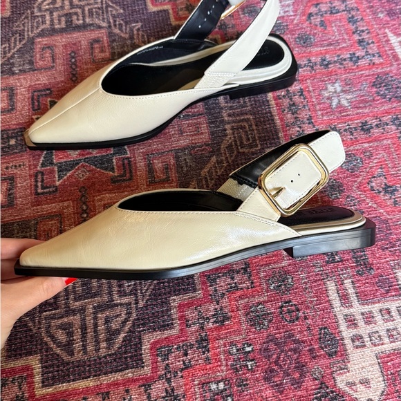 Steve Madden Shay Leather Slingback Flats - Picture 6 of 7